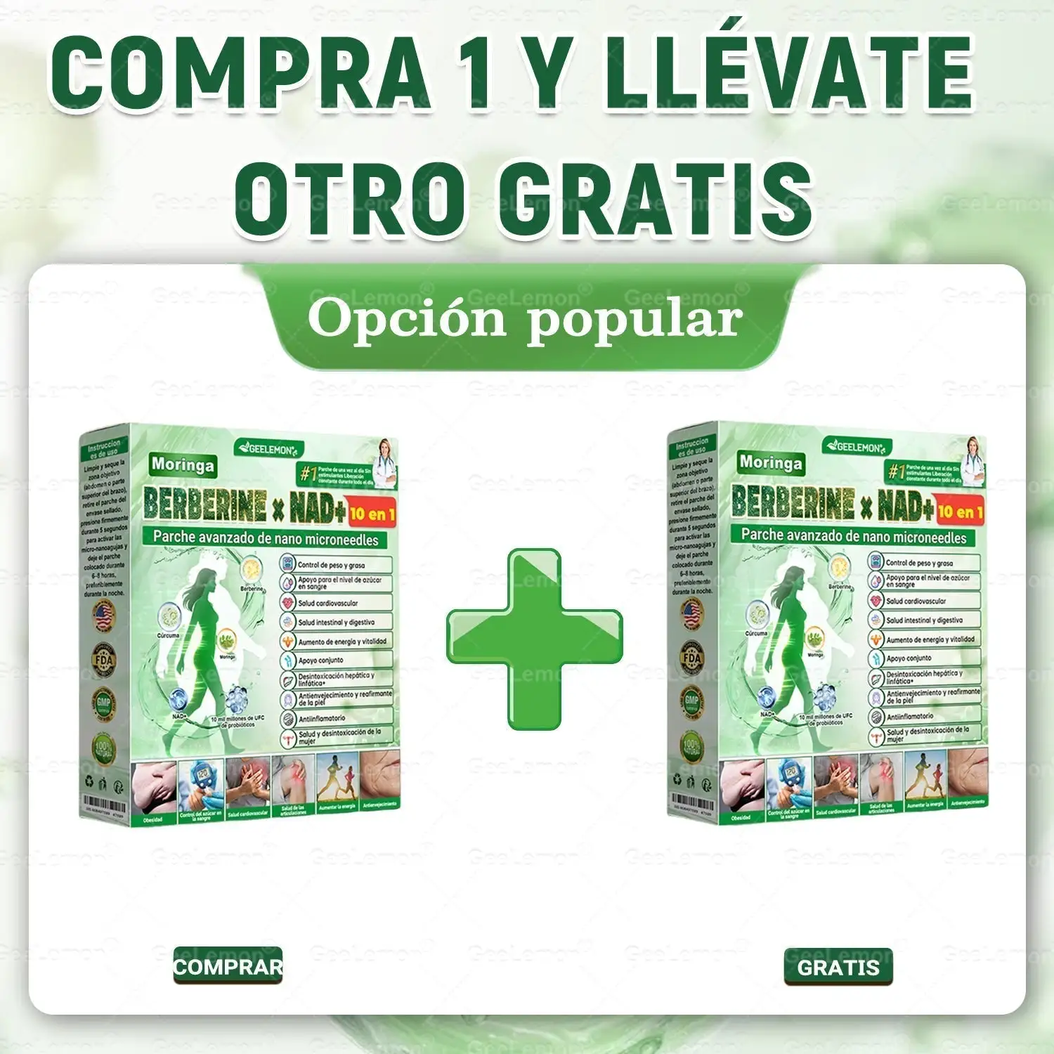🔥𝐆𝐞𝐞𝐋𝐞𝐦𝐨𝐧® 𝐌𝐨𝐫𝐢𝐧𝐠𝐚 · 𝐁𝐞𝐫𝐛𝐞𝐫𝐢𝐧𝐚 × 𝐍𝐀𝐃+ 𝟏𝟎 𝐞𝐧 𝟏 𝐏𝐚𝐫𝐜𝐡𝐞 𝐀𝐯𝐚𝐧𝐳𝐚𝐝𝐨 𝐝𝐞 𝐍𝐚𝐧𝐨-𝐌𝐢𝐜𝐫𝐨𝐚𝐠𝐮𝐣𝐚𝐬👩⚕️🇺🇸 (Solo una vez al día, cambios visibles en 7 días) ✅ Para la obesidad, la flacidez de la piel, la diabetes y más.
