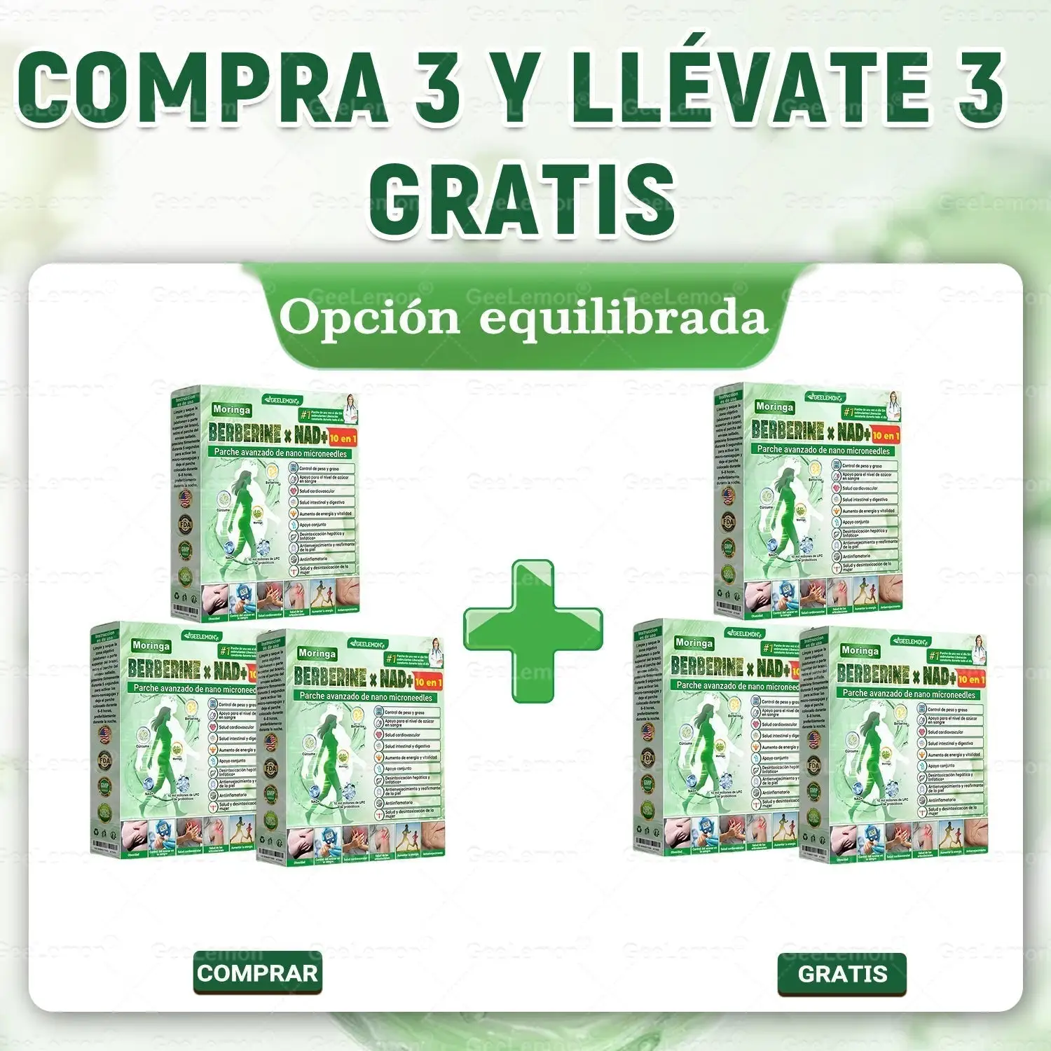 🔥𝐆𝐞𝐞𝐋𝐞𝐦𝐨𝐧® 𝐌𝐨𝐫𝐢𝐧𝐠𝐚 · 𝐁𝐞𝐫𝐛𝐞𝐫𝐢𝐧𝐚 × 𝐍𝐀𝐃+ 𝟏𝟎 𝐞𝐧 𝟏 𝐏𝐚𝐫𝐜𝐡𝐞 𝐀𝐯𝐚𝐧𝐳𝐚𝐝𝐨 𝐝𝐞 𝐍𝐚𝐧𝐨-𝐌𝐢𝐜𝐫𝐨𝐚𝐠𝐮𝐣𝐚𝐬👩⚕️🇺🇸 (Solo una vez al día, cambios visibles en 7 días) ✅ Para la obesidad, la flacidez de la piel, la diabetes y más.