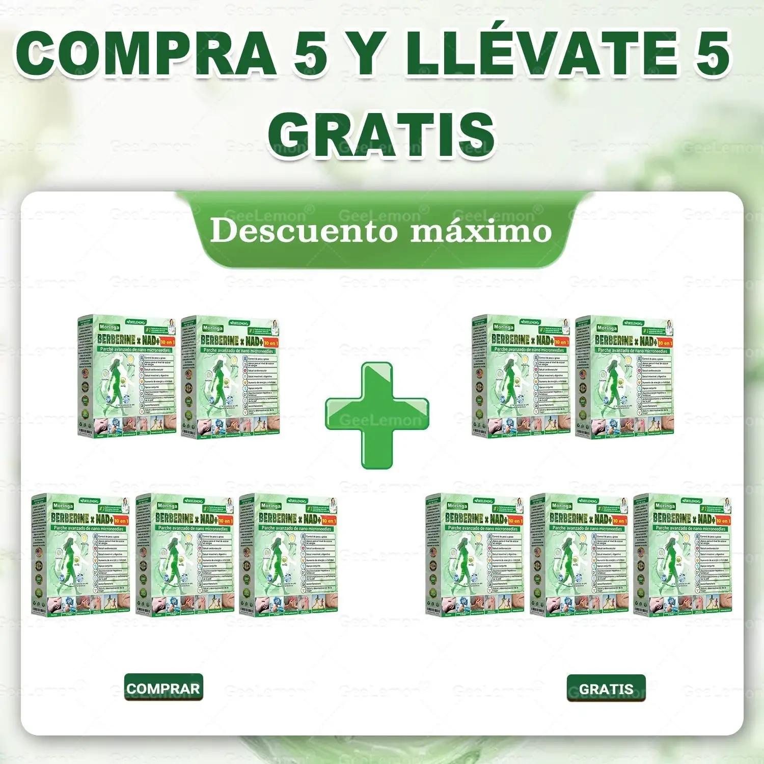 🔥𝐆𝐞𝐞𝐋𝐞𝐦𝐨𝐧® 𝐌𝐨𝐫𝐢𝐧𝐠𝐚 · 𝐁𝐞𝐫𝐛𝐞𝐫𝐢𝐧𝐚 × 𝐍𝐀𝐃+ 𝟏𝟎 𝐞𝐧 𝟏 𝐏𝐚𝐫𝐜𝐡𝐞 𝐀𝐯𝐚𝐧𝐳𝐚𝐝𝐨 𝐝𝐞 𝐍𝐚𝐧𝐨-𝐌𝐢𝐜𝐫𝐨𝐚𝐠𝐮𝐣𝐚𝐬👩⚕️🇺🇸 (Solo una vez al día, cambios visibles en 7 días) ✅ Para la obesidad, la flacidez de la piel, la diabetes y más.