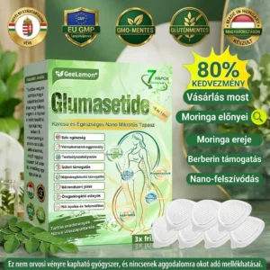 💎💎💎GeeLemon® Glumasetide 8az 1-ben Karcsú és EgészségesNano Mikrotűs Tapasz (Napi 1alkalom – látható változásakár 7 nap alatt) ✅ Elhízásra,bőrfeszesítésre,cukorbetegségre, alvásiapnoéra, ízületekre stb