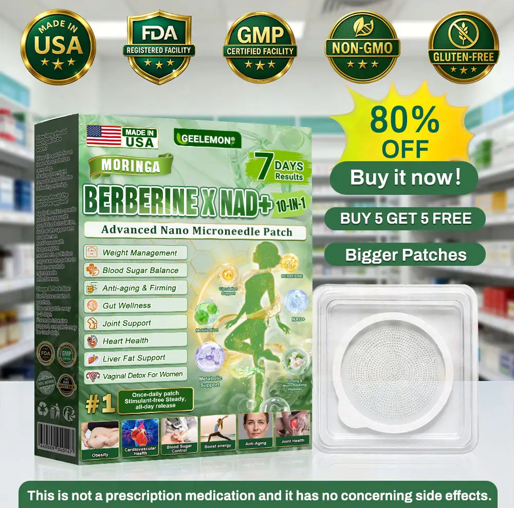 🔥 FDA-Registered & GMP Certified❤️ |
GeeLemon®
M-B-N 10-in-1 Nano Fusion Metabolic Patch
|Backed by science |
10-in-1 formula |
Results in 7 days